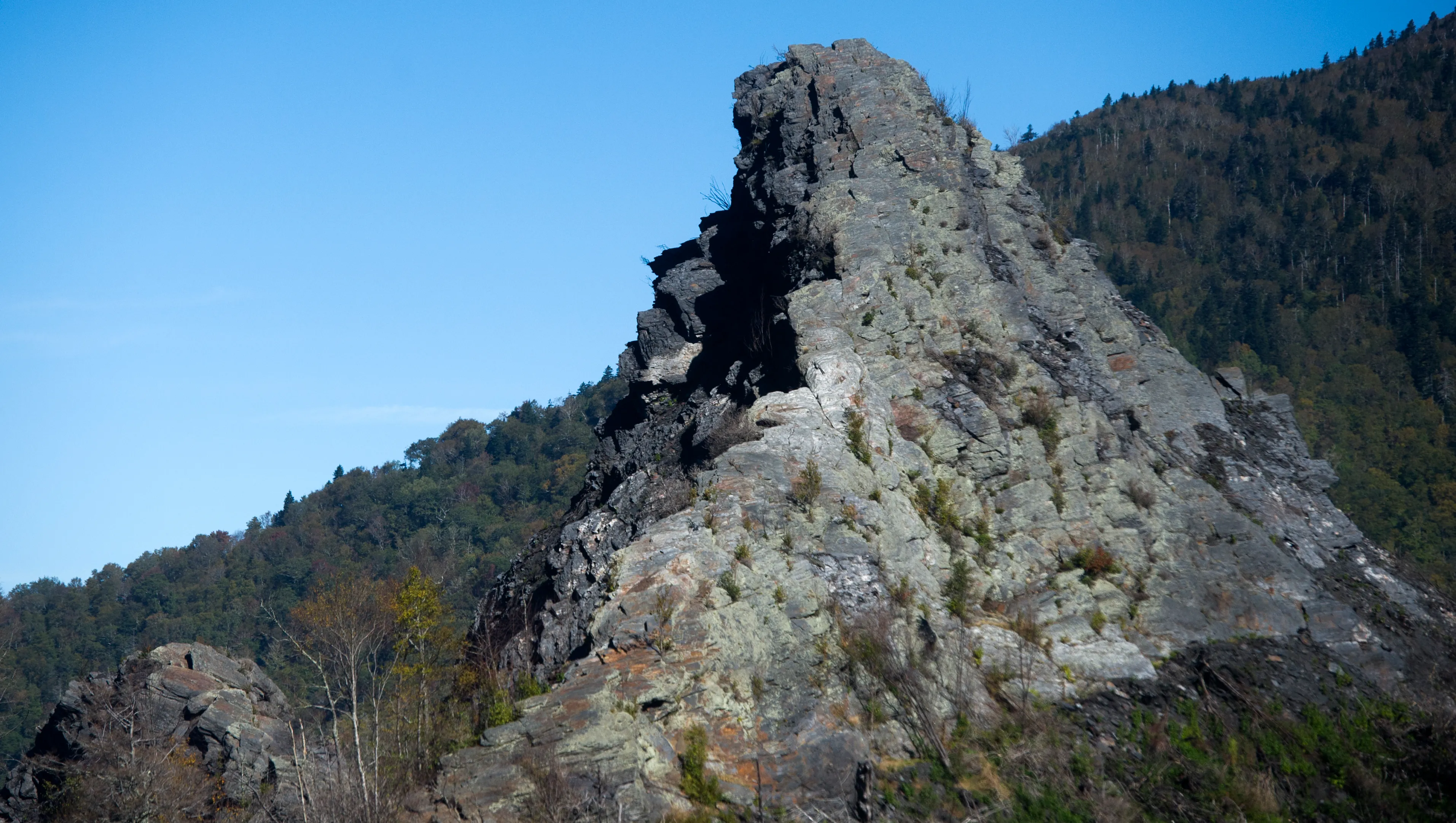 360-degree views from Chimney Tops summit viewing platform
